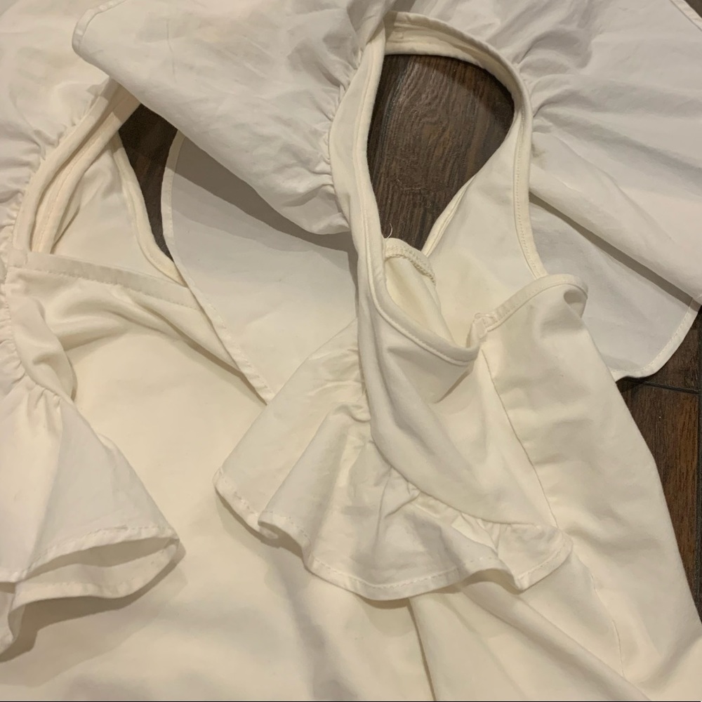 BP Ruffle Sleeve Bodysuit - Picture 5 of 13